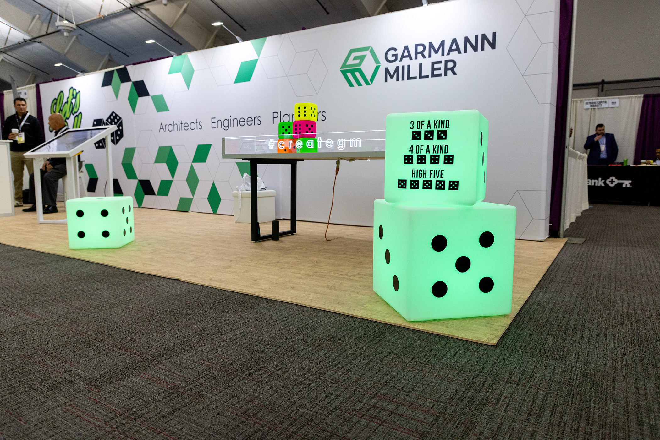 Garmann Miller trade show booth